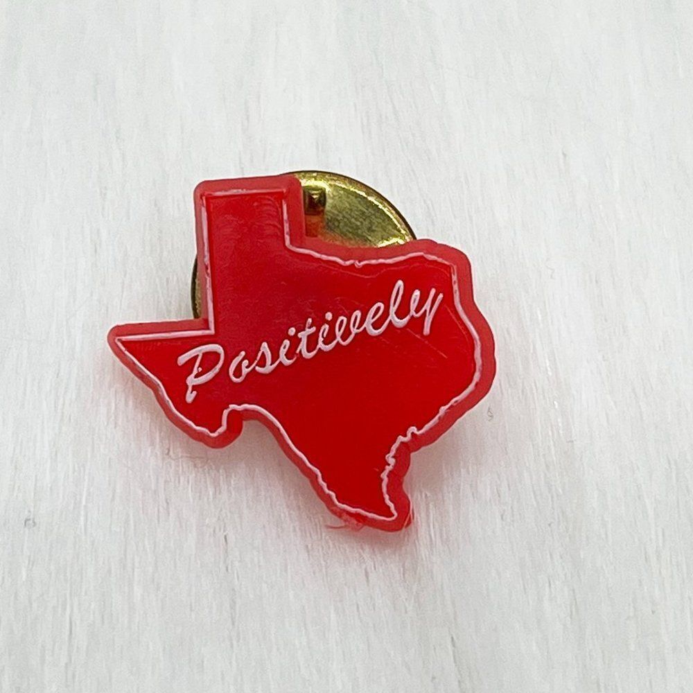 🔮‎ 5/$25 Vintage Positively Texas Pin